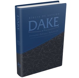 Bíblia de Estudo Dake - Azul e Cinza