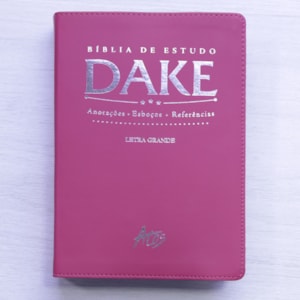 Segunda imagem do produto Bíblia de Estudo Dake | Capa Luxo | ACC | Letra Grande | Pink