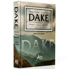 Bìblia de Estudo Dake| Letra grande | Capa Dura Montanhas