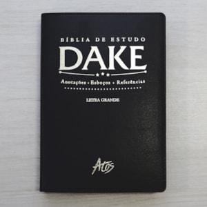 Segunda imagem do produto Bíblia de Estudo Dake | Letra Grande | Capa Luxo Preta