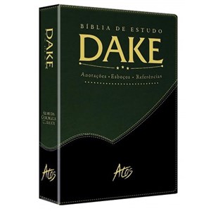 Bíblia de Estudo Dake - Verde e Preta