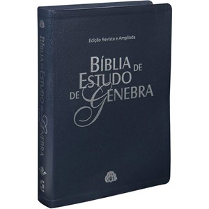 Bíblia de Estudo de Genebra | ARA | Letra Normal | Capa Azul Nobre