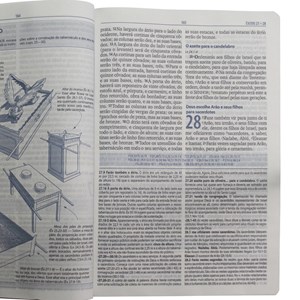 Bíblia de Estudo de Genebra | Letra Grande | ARA | Capa Luxo Azul Escuro