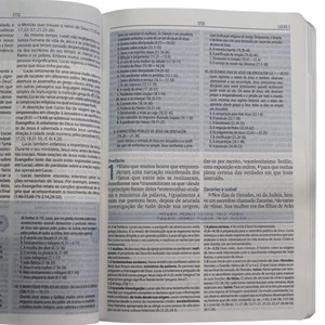 Bíblia de Estudo de Genebra | Letra Grande | ARA | Capa Luxo Preta