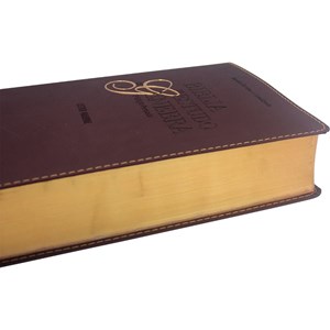 Bíblia de Estudo de Genebra | Letra Grande | ARA | Capa Luxo Vinho