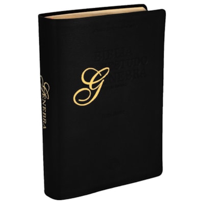 Bíblia de Estudo de Genebra | Letra Grande | Couro Legítimo