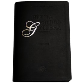 Segunda imagem do produto Bíblia de Estudo de Genebra | Letra Grande | Couro Legítimo