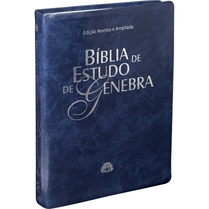 Bíblia de Estudo de Genebra | Letra Normal | ARA | Capa Azul Nobre