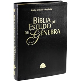 Bíblia de Estudo de Genebra | Letra Normal | ARA | Capa Preta Nobre