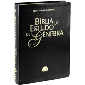 Bíblia de Estudo de Genebra | Letra Normal | ARA | Capa Preta Nobre