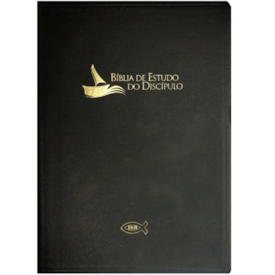 Segunda imagem do produto Bíblia de Estudo do Discípulo | JFA | Letra Média | Capa Luxo Preta