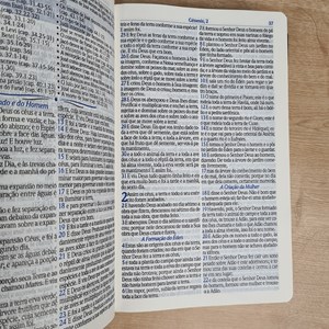 Bíblia de Estudo do Homem Sábio | ARC | Letra Gigante | C/ Harpa e Corinhos | Capa Luxo Bordô e Marrom