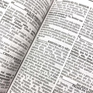 Bíblia De Estudo Do Obreiro Pentecostal | ARC | Harpa Avivada e Corinhos | Capa Luxo Bordo