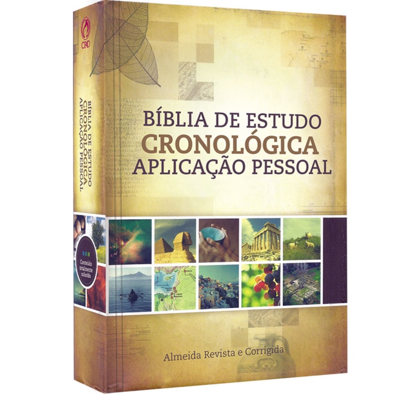 Bíblia de Estudo em Ordem Cronológica Aplicação Pessoal | ARC | Letra ...