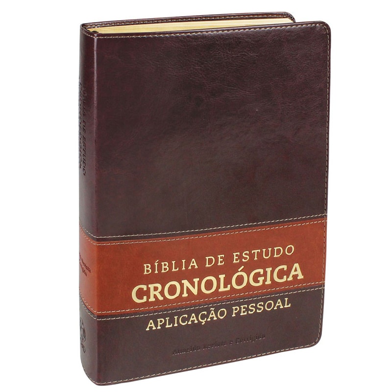 Bíblia De Estudo Em Ordem Cronológica Aplicação Pessoal | ARC | Letra ...