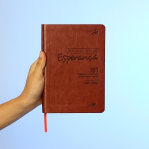 Segunda imagem do produto Bíblia de Estudo Esperança | A21 | Letra Normal | Capa Couro Simulado