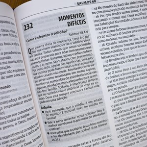 Bíblia de Estudo Esperança | A21 | Letra Normal | Capa Lilás
