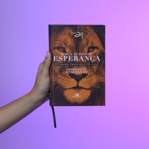 Segunda imagem do produto Bíblia de Estudo Esperança | Almeida Século 21 | Letra Normal | Leão