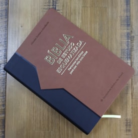 Segunda imagem do produto Bíblia de Estudo Esquematizada | ARA | Letra Normal | Capa Luxo Marrom