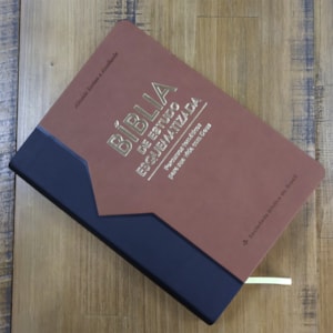 Segunda imagem do produto Bíblia de Estudo Esquematizada | ARA | Letra Normal | Capa Luxo Marrom