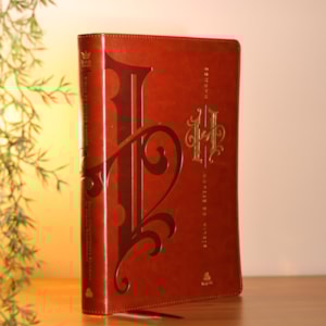 Segunda imagem do produto Bíblia de Estudo Hagnos | King James | Capa Luxo Marrom