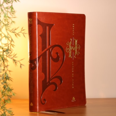 Segunda imagem do produto Bíblia de Estudo Hagnos | King James | Capa Luxo Marrom