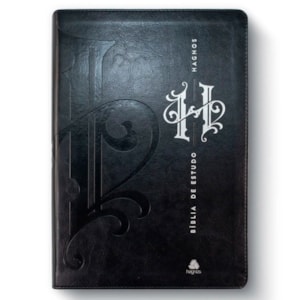 Bíblia de Estudo Hagnos | King James | Capa Luxo Preta