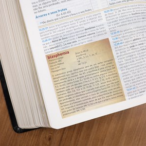 Bíblia de Estudo Holman | ARC | Capa Preto Luxo