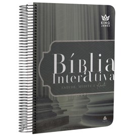 Bíblia de Estudo Interativa | KJC | Letra Normal | Capa Dura Espiral Amparo