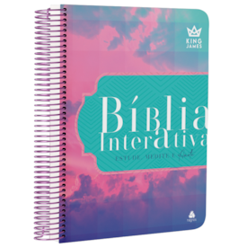 Bíblia de Estudo Interativa | KJC | Letra Normal | Capa Dura Espiral Firmamento