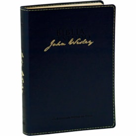 Bíblia de Estudo John Wesley | NAA | Azul
