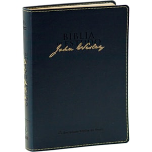 Bíblia de Estudo John Wesley | NAA | Azul