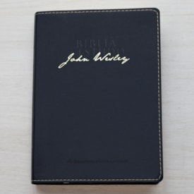 Segunda imagem do produto Bíblia de Estudo John Wesley | NAA | Azul