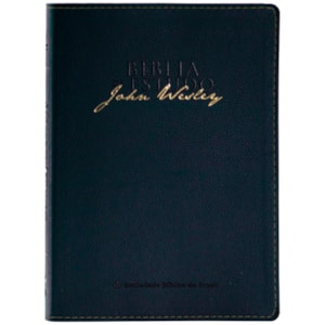 Segunda imagem do produto Bíblia de Estudo John Wesley | NAA | Azul