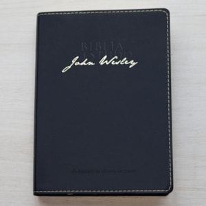 Segunda imagem do produto Bíblia de Estudo John Wesley | NAA | Azul