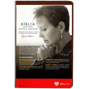 Bíblia De Estudo Joyce Meyer | NVI | Letra Média | Capa Marrom Café