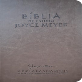 Bíblia De Estudo Joyce Meyer | NVI | Letra Média | Capa Marrom Claro