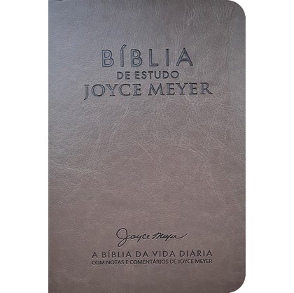 Bíblia De Estudo Joyce Meyer | NVI | Letra Média | Capa Marrom Claro