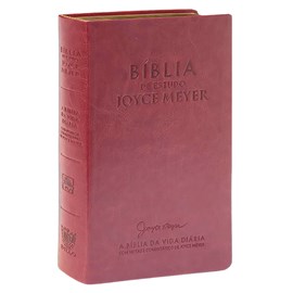 Bíblia De Estudo Joyce Meyer | NVI | Letra Média | Capa Marsala