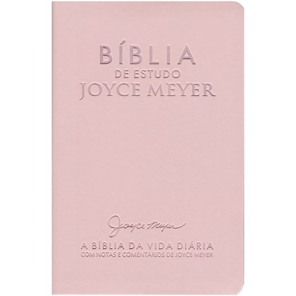 Bíblia de Estudo Joyce Meyer | NVI | Letra Média | Capa Nude.