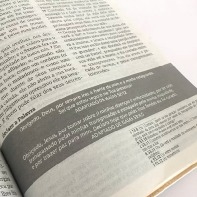 Segunda imagem do produto Bíblia de Estudo Joyce Meyer | NVI | Letra Média | Capa Nude