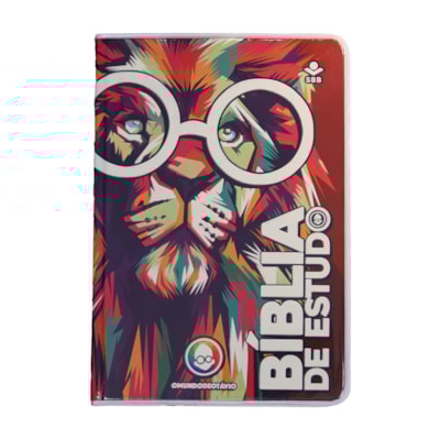 Bíblia de Estudo Kids | NTLH | Letra Grande | O Mundo de Otávio | Capa Dura Leão