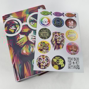 Segunda imagem do produto Bíblia de Estudo Kids | NTLH | Letra Grande | O Mundo de Otávio | Capa Dura Leão