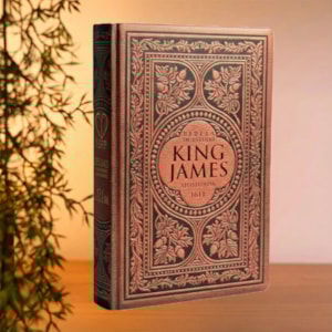 Segunda imagem do produto Bíblia de Estudo King James | Atualizada | Full Collor | Capa Dura | Vintage