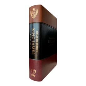 Segunda imagem do produto Bíblia de Estudo |  King James Atualizada | Full Color | Capa PU |  Marrom, Preta e Bordô