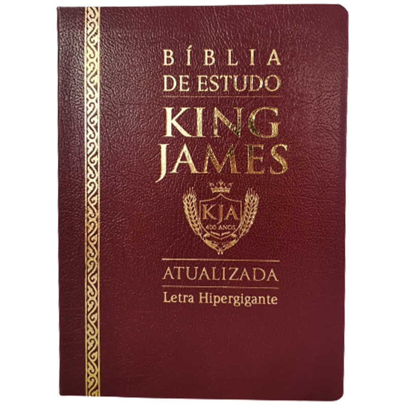 Bíblia De Estudo King James Atualizada | KJA | Letra Hipergigante ...