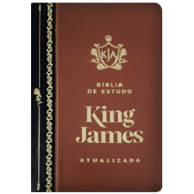 Bíblia de Estudo King James | KJA Letra Grande | Marrom