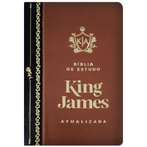Bíblia de Estudo King James | KJA Letra Grande | Marrom