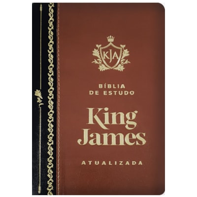 Bíblia de Estudo King James | KJA Letra Grande | Marrom