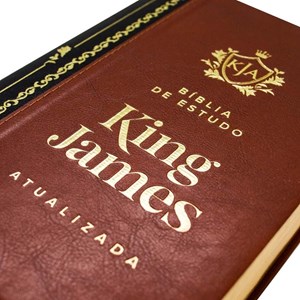 Bíblia de Estudo King James | KJA Letra Grande | Marrom